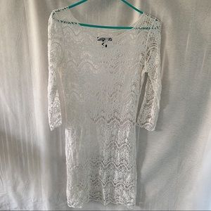 Ralph Lauren Off White Cocktail Dress